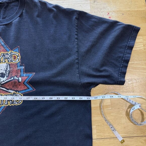 Lynyrd Skynyrd Band Logo T-Shirt Black Wash Unisex Cotton T-shirt XXL GUC - Picture 5 of 8